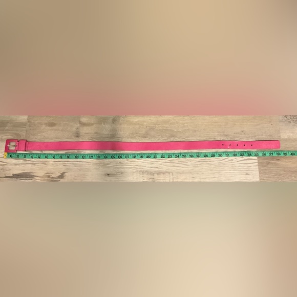 WCM pink leather belt for women. size - L. Used. good condition. main image 5